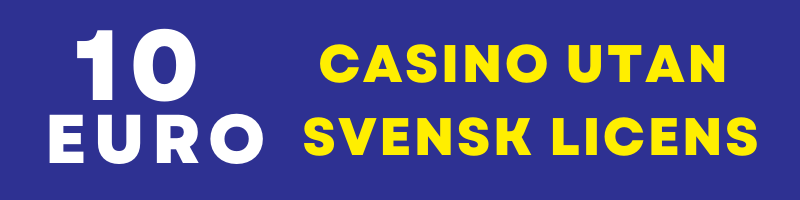 Kasino tanpa lisensi Swedia 5 atau 10 euro - Metode pembayaran